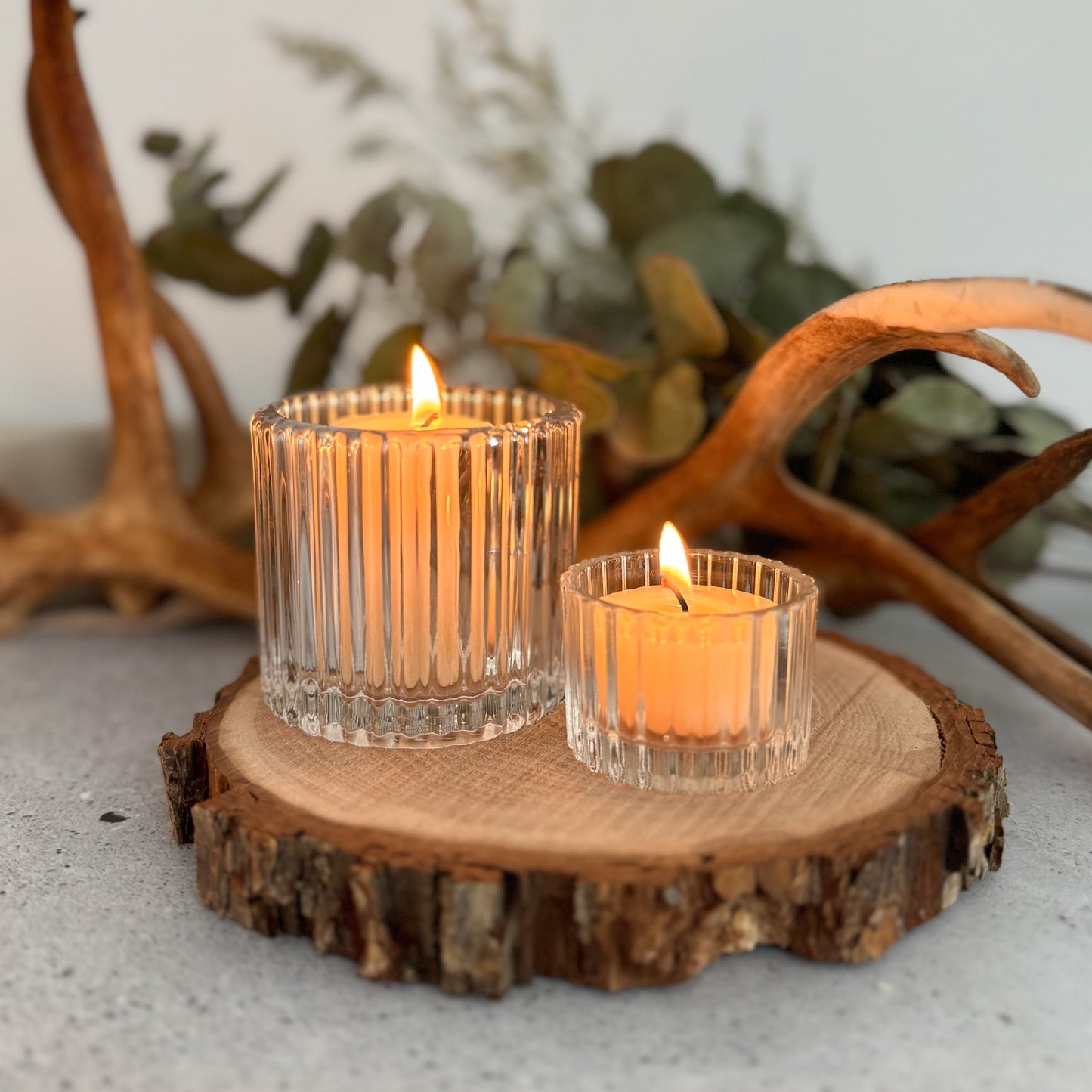 Clear Glass Tealight Holder