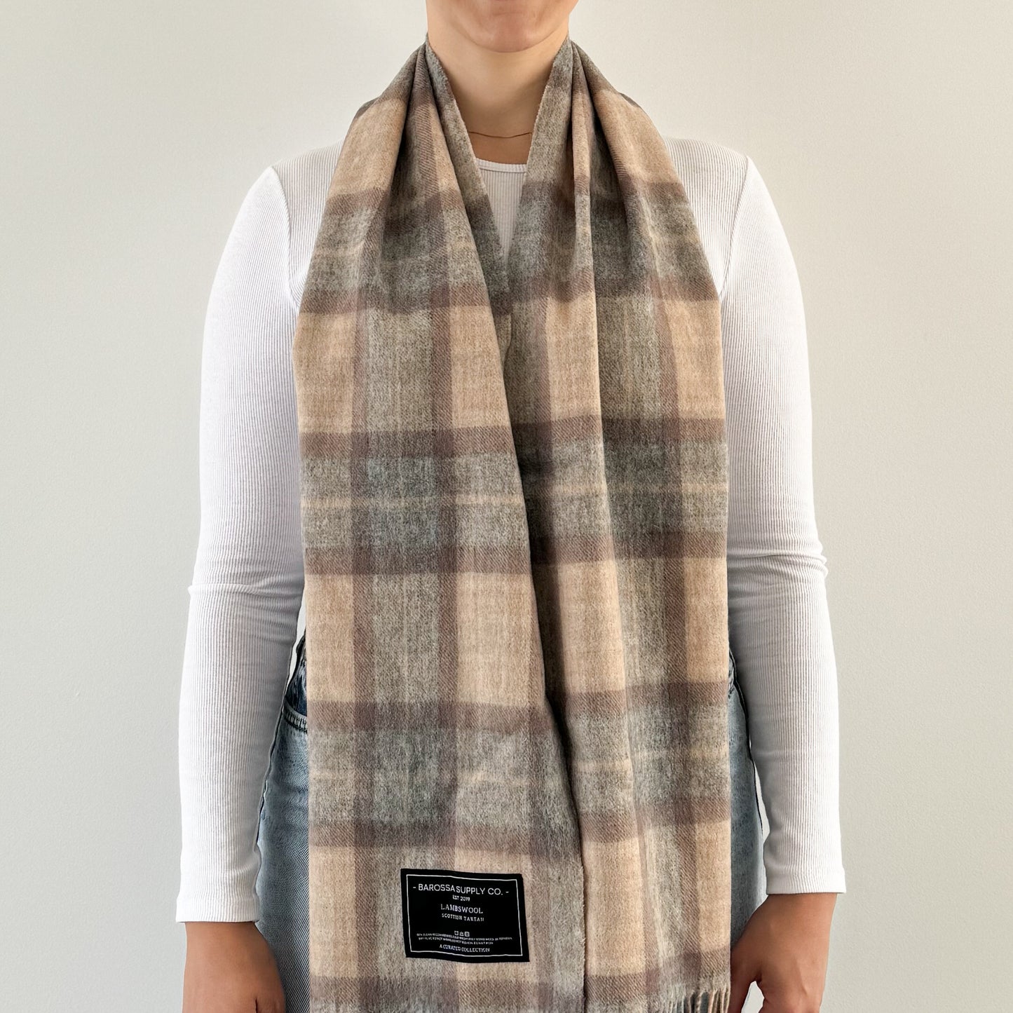 Mackellar - Scottish Tartan Lambswool Scarf