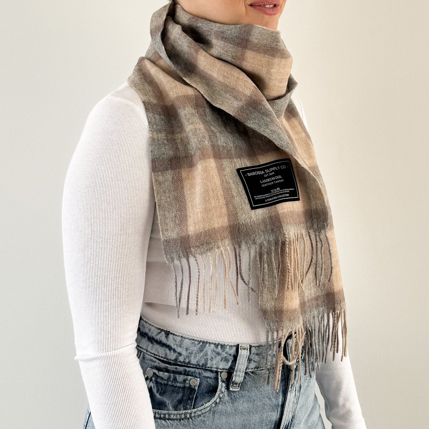 Mackellar - Scottish Tartan Lambswool Scarf