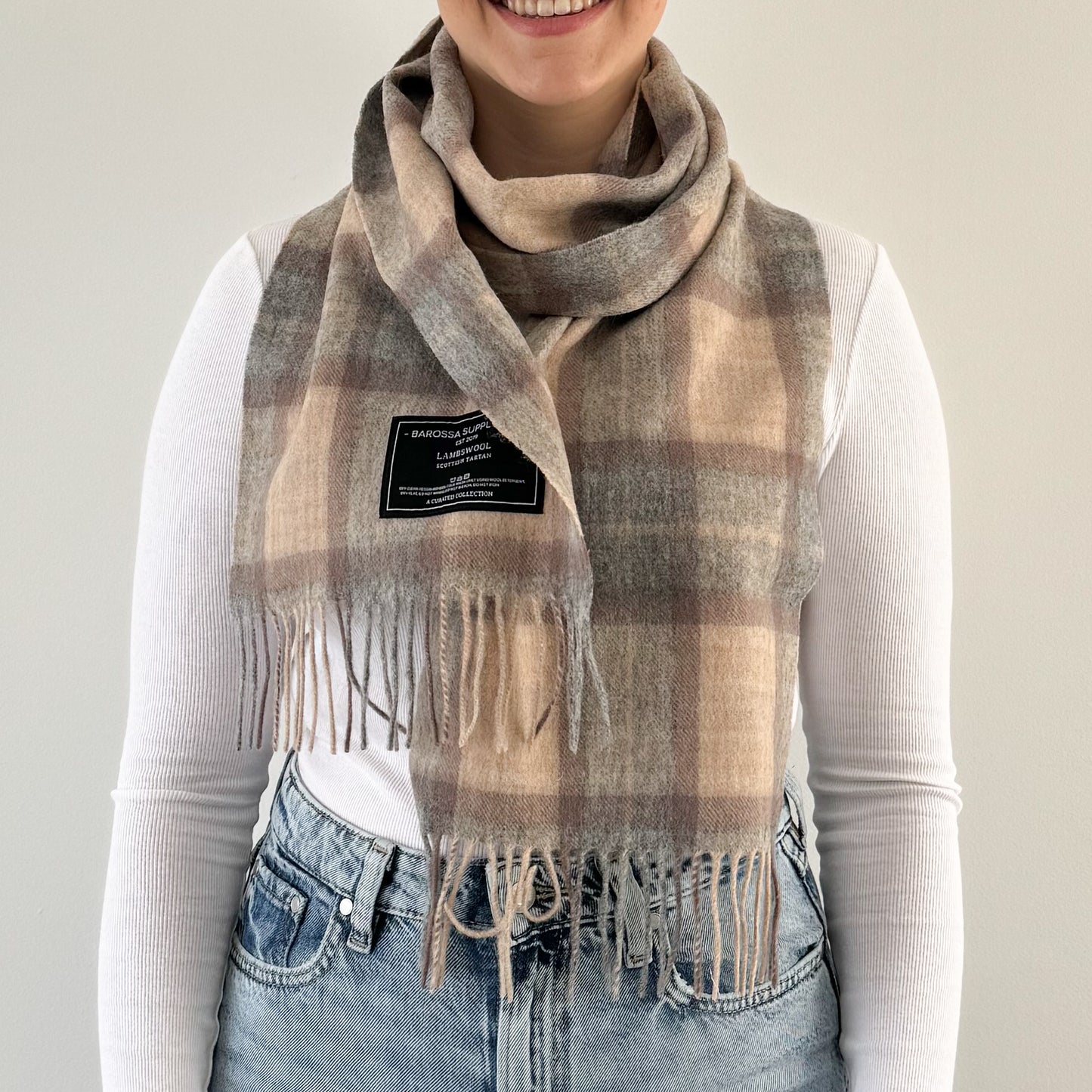 Mackellar - Scottish Tartan Lambswool Scarf