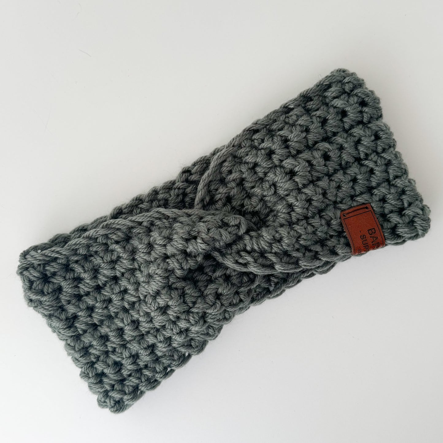 Twist Crochet Headband - Wool Blend