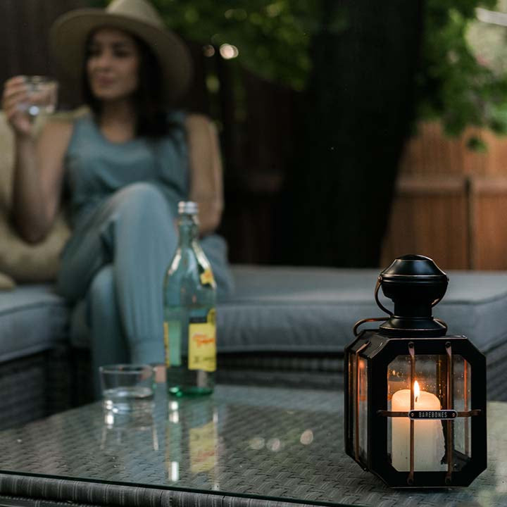 Box Candle Lantern - Barebones