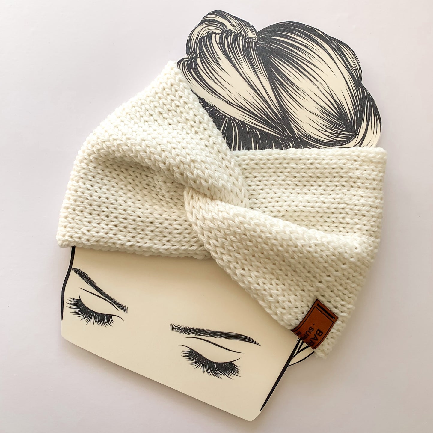 Twist Knit Headband - Wool Blend