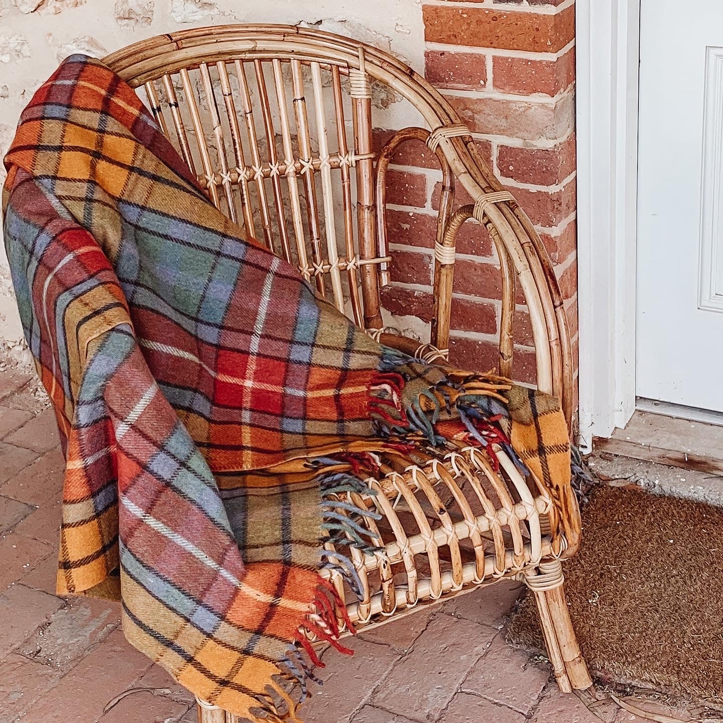 Buchanan Antique - Recycled Wool Blend Scottish Tartan Blanket