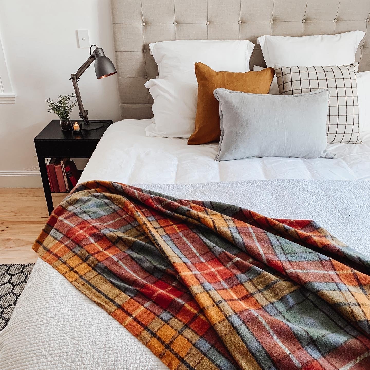 Buchanan Antique - Recycled Wool Blend Scottish Tartan Blanket
