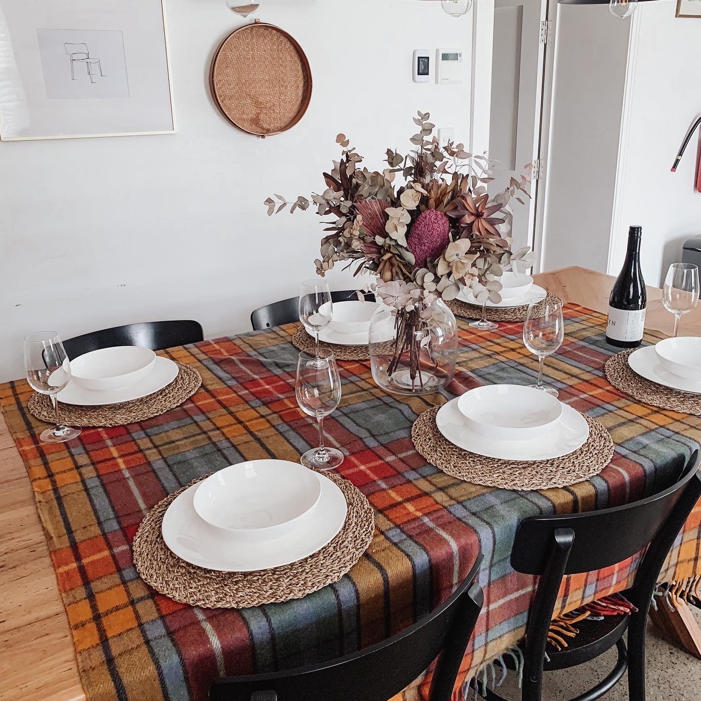 Buchanan Antique - Recycled Wool Blend Scottish Tartan Blanket