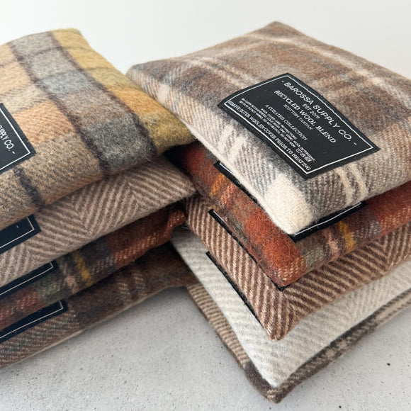 Recycled Wool & Wool Blend Heat Packs