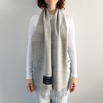 Light Grey - Lambswool Scarf