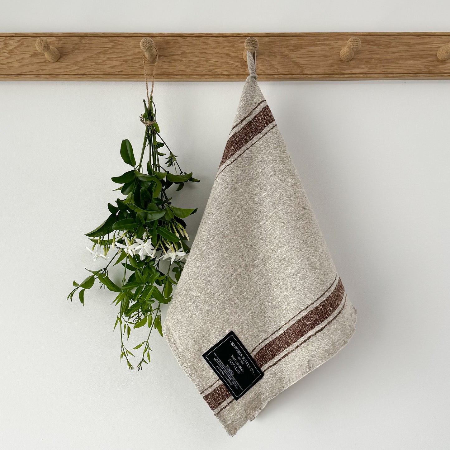 Chocolate Provincial Stripe - Kitchen Towel