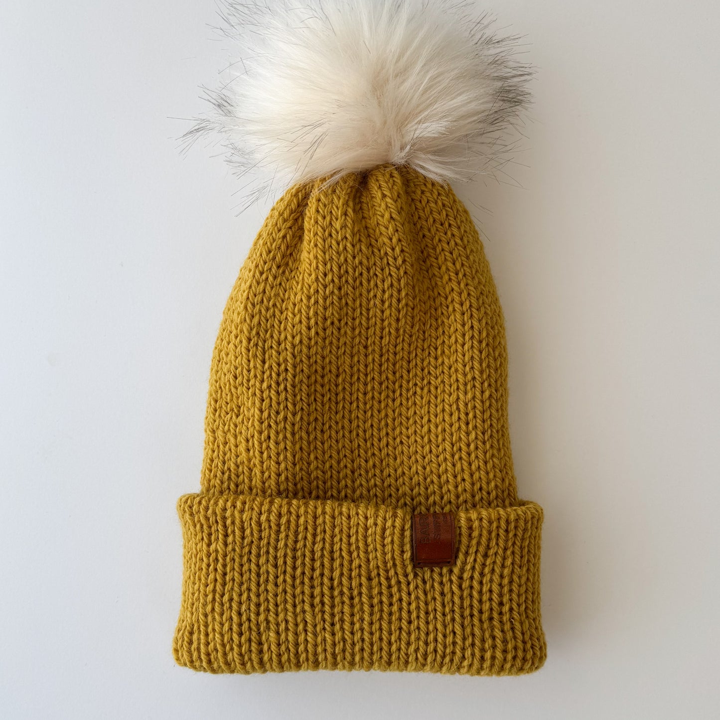 Double Knit Pom Pom Beanie - Australian Wool