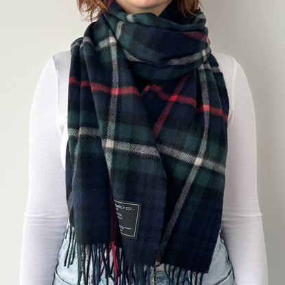 Mackenzie - Scottish Tartan Lambswool Wide Scarf