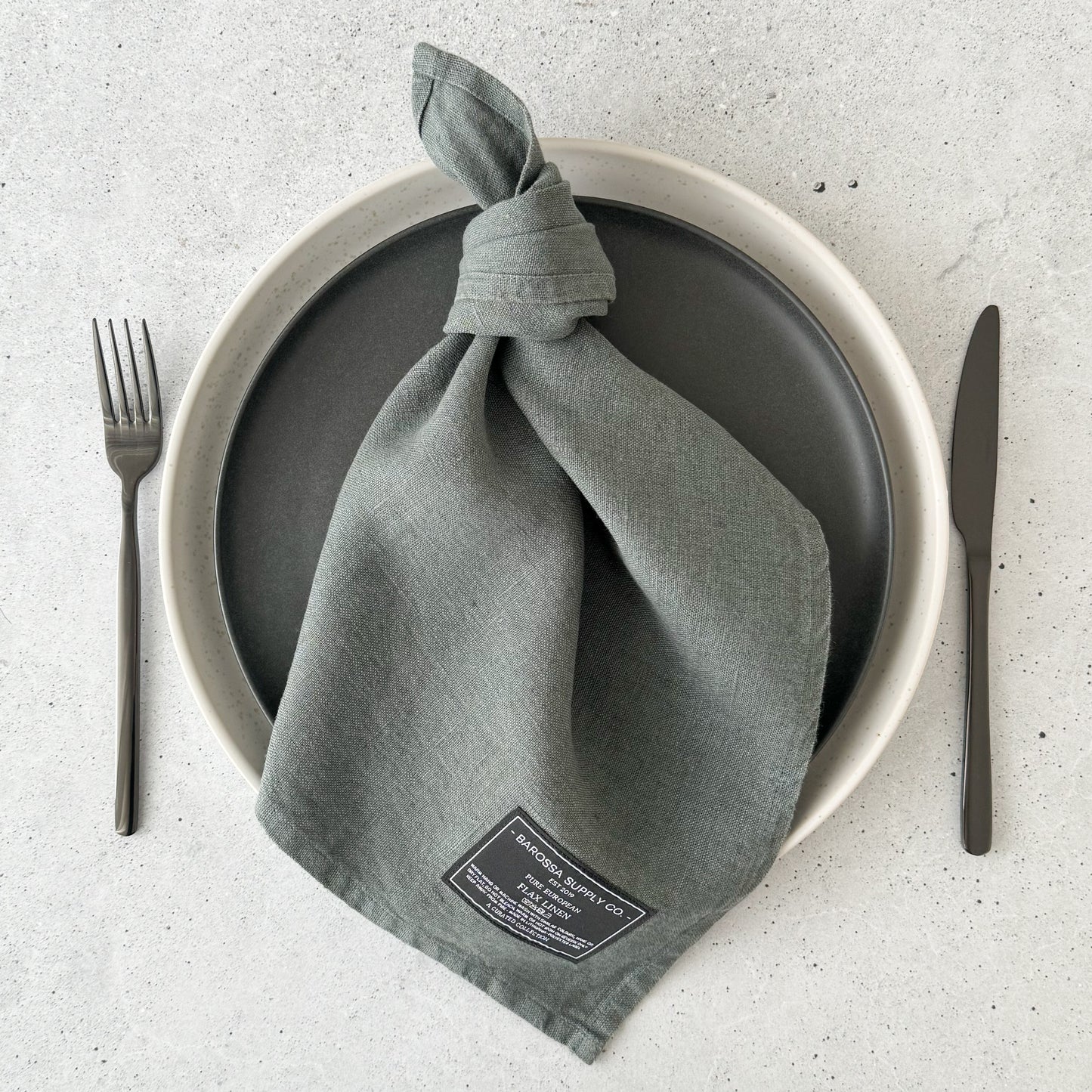 Eucalyptus Linen Napkin set of 2