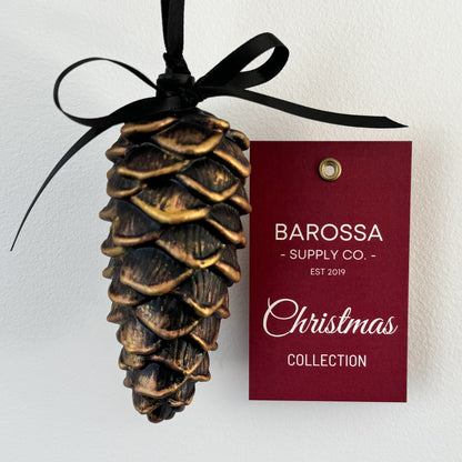 Pinecone hanging ornament