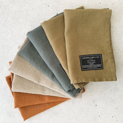 Olive - Linen Napkin set of 2