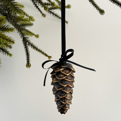 Pinecone hanging ornament