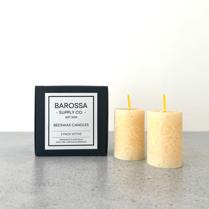 Beeswax Votive Candle - 2 Pack