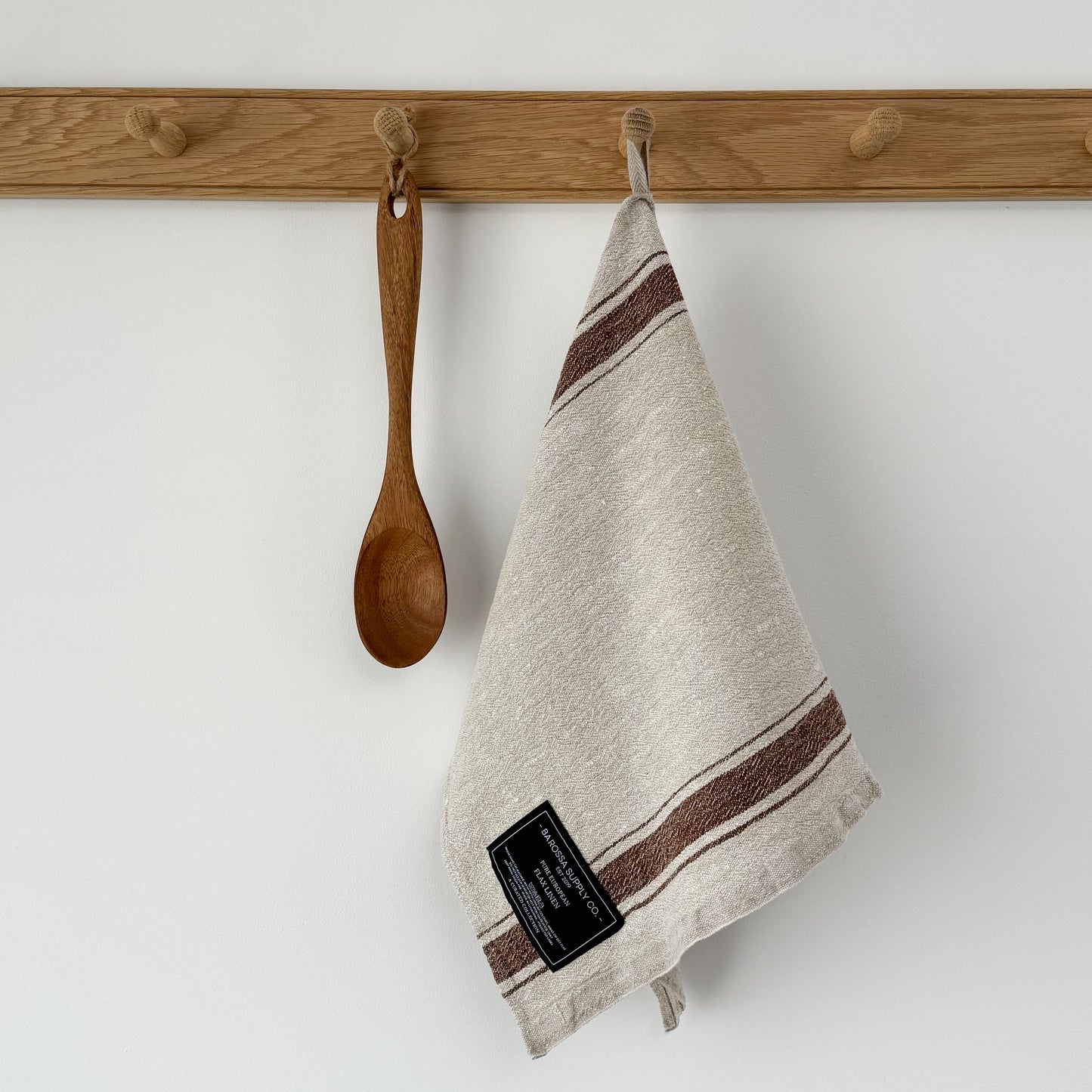 Chocolate Provincial Stripe - Kitchen Towel