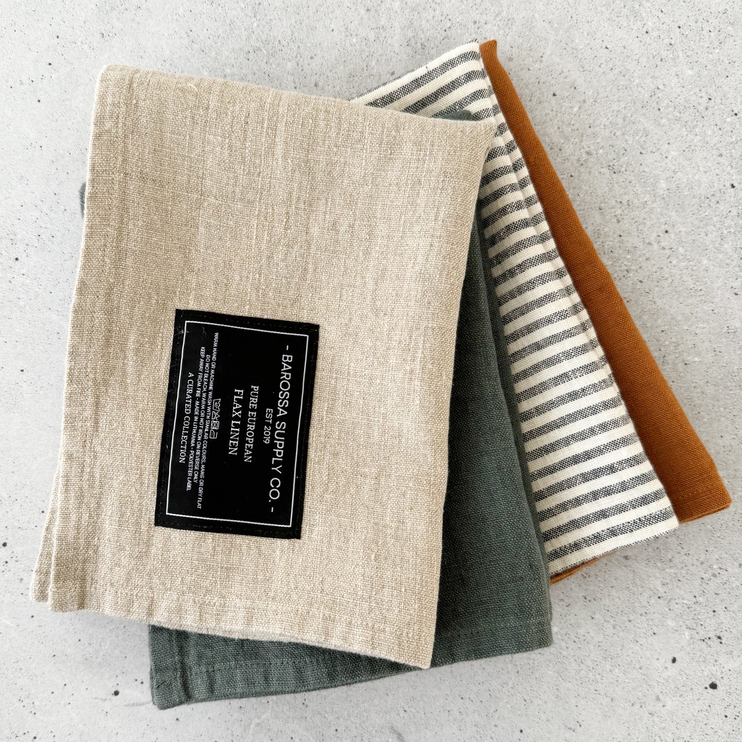 Grey & White Stripe - Kitchen Towel