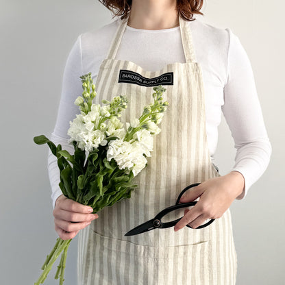 Natural Stripe - Everyday Apron