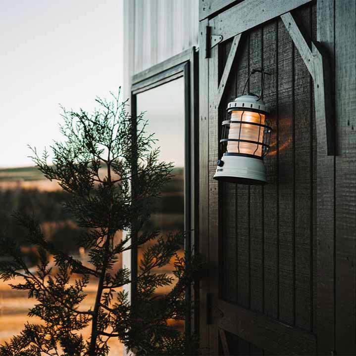 Vintage White - Forest Lantern - Barebones