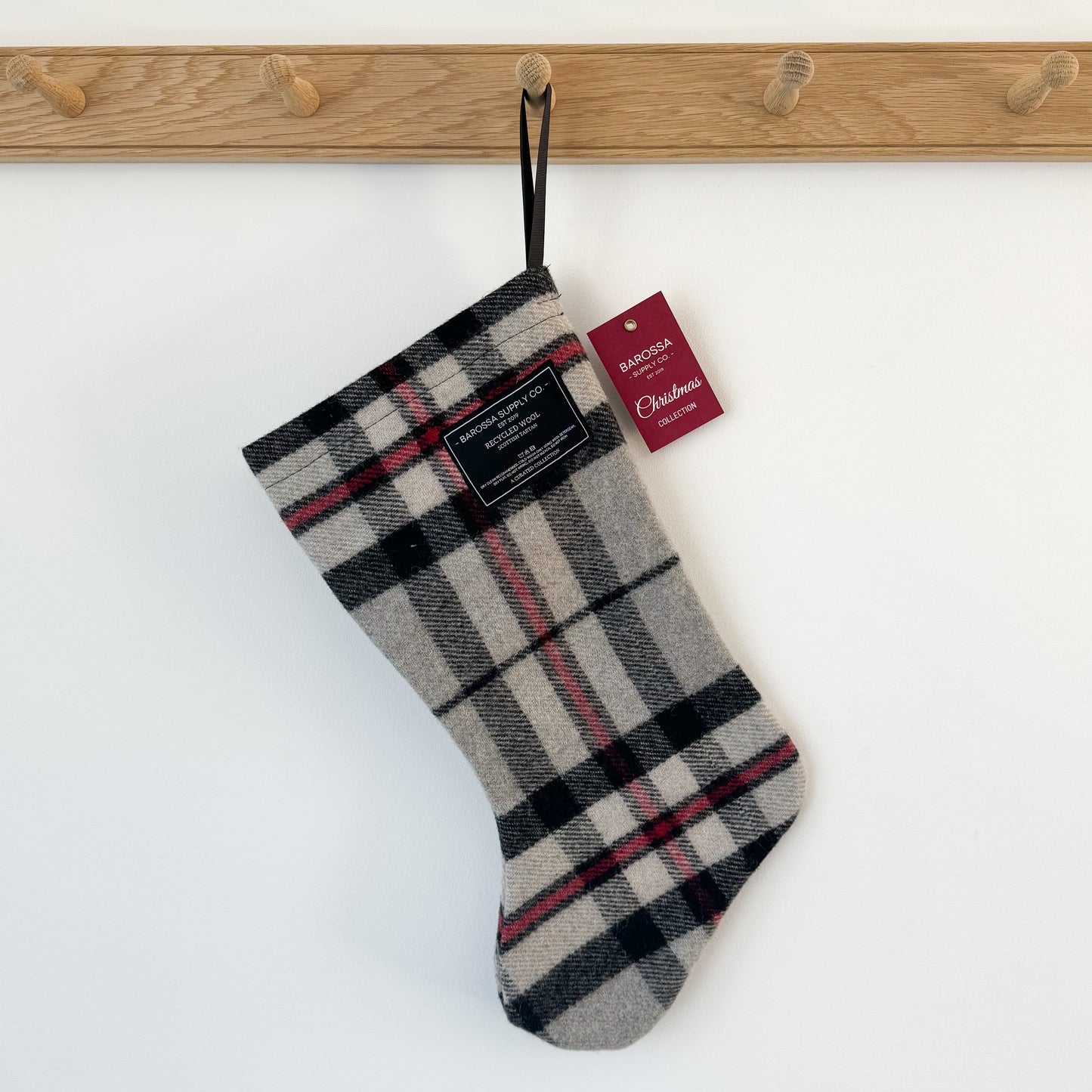 Thomson Grey - Recycled Wool Christmas Stocking