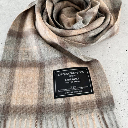 Mackellar  - Scottish Tartan Lambswool Scarf