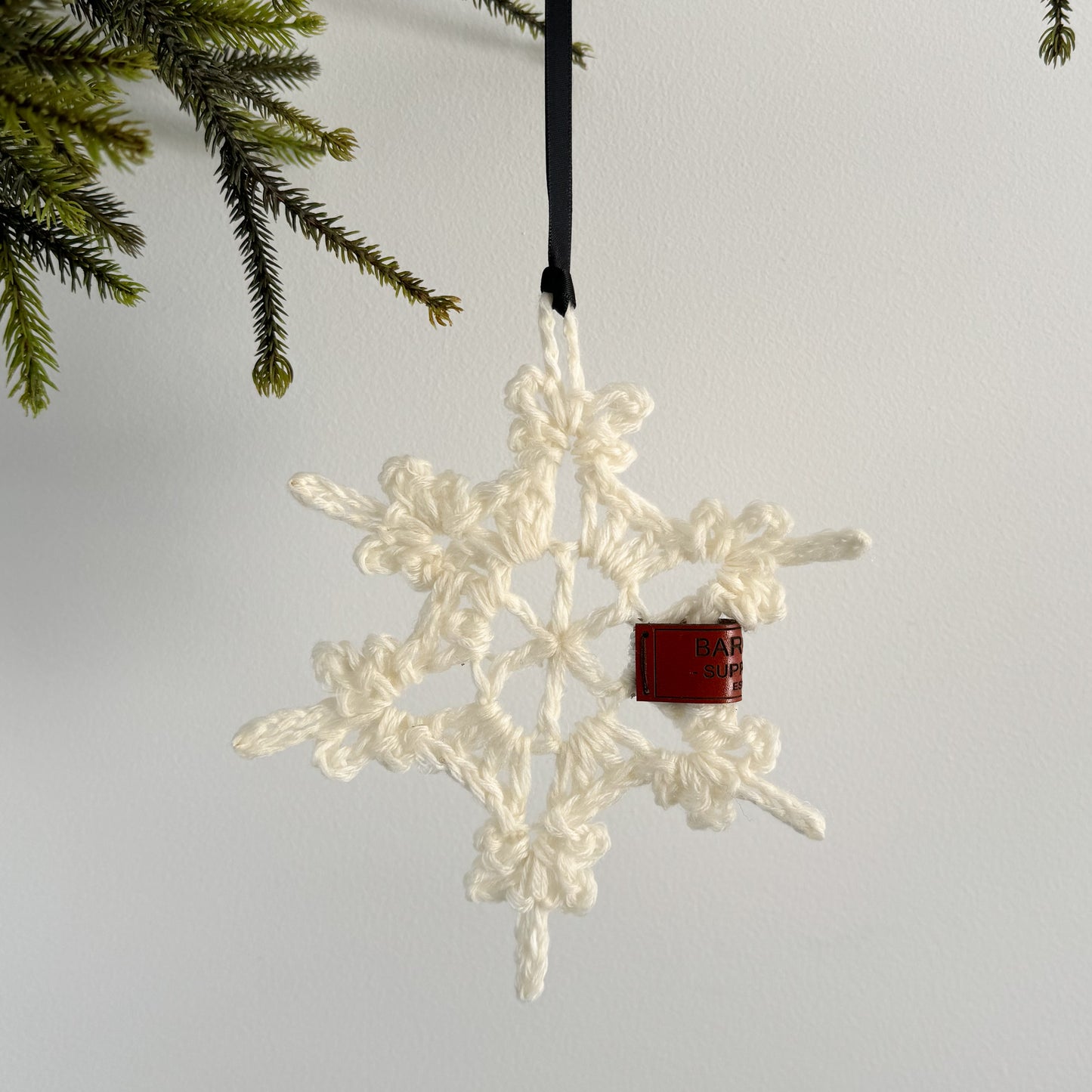 Crochet Snowflake Ornament