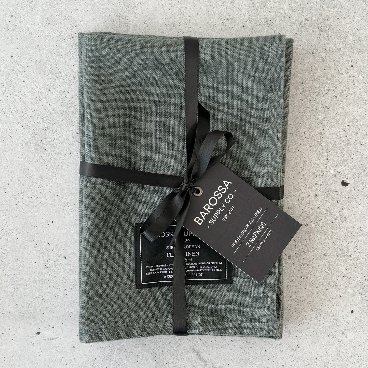 Eucalyptus Linen Napkin set of 2