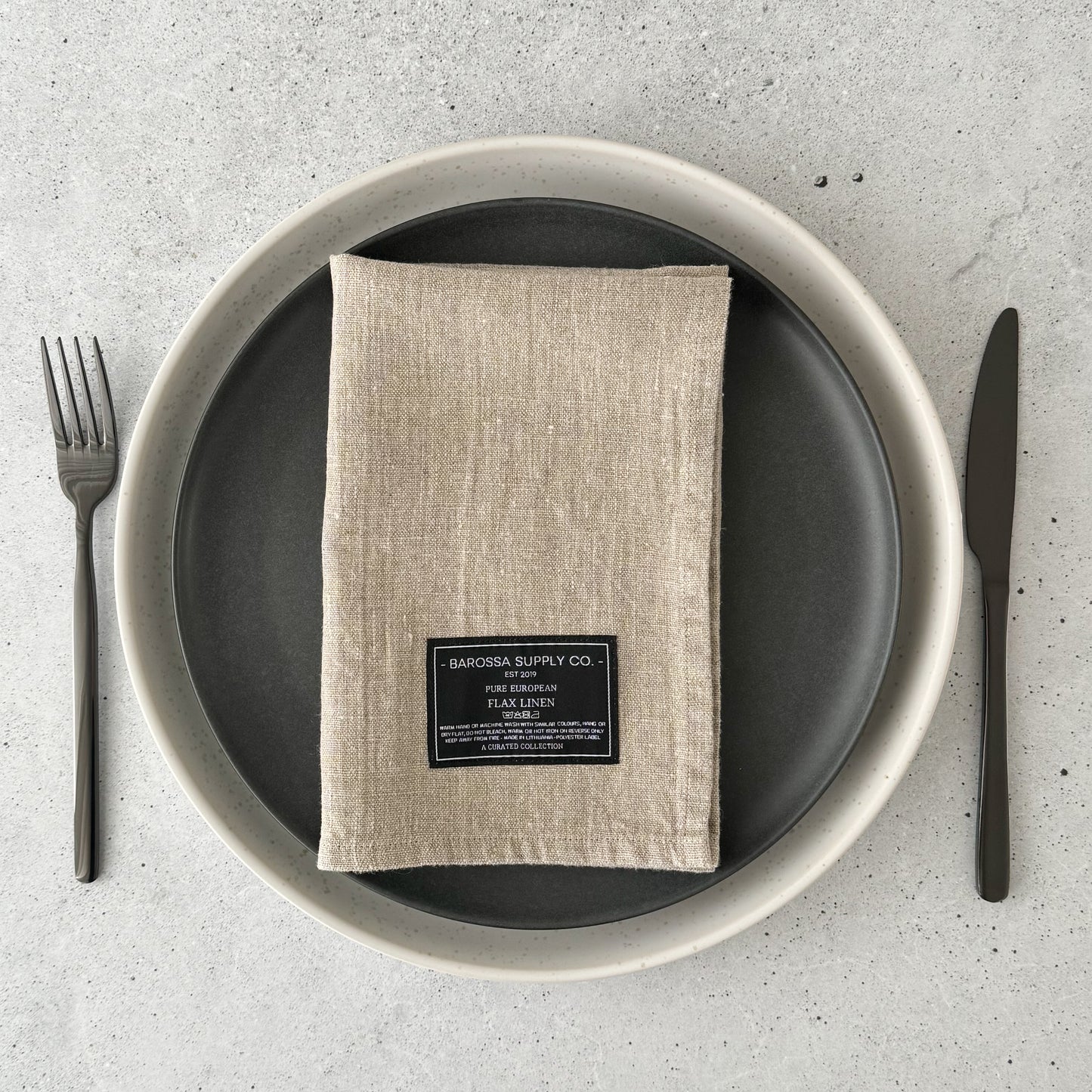 Natural Linen Napkin set of 2