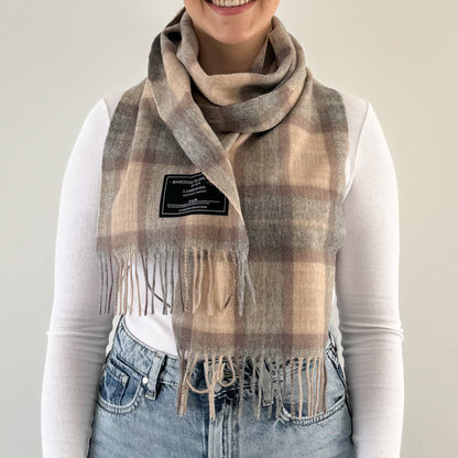 Mackellar  - Scottish Tartan Lambswool Scarf