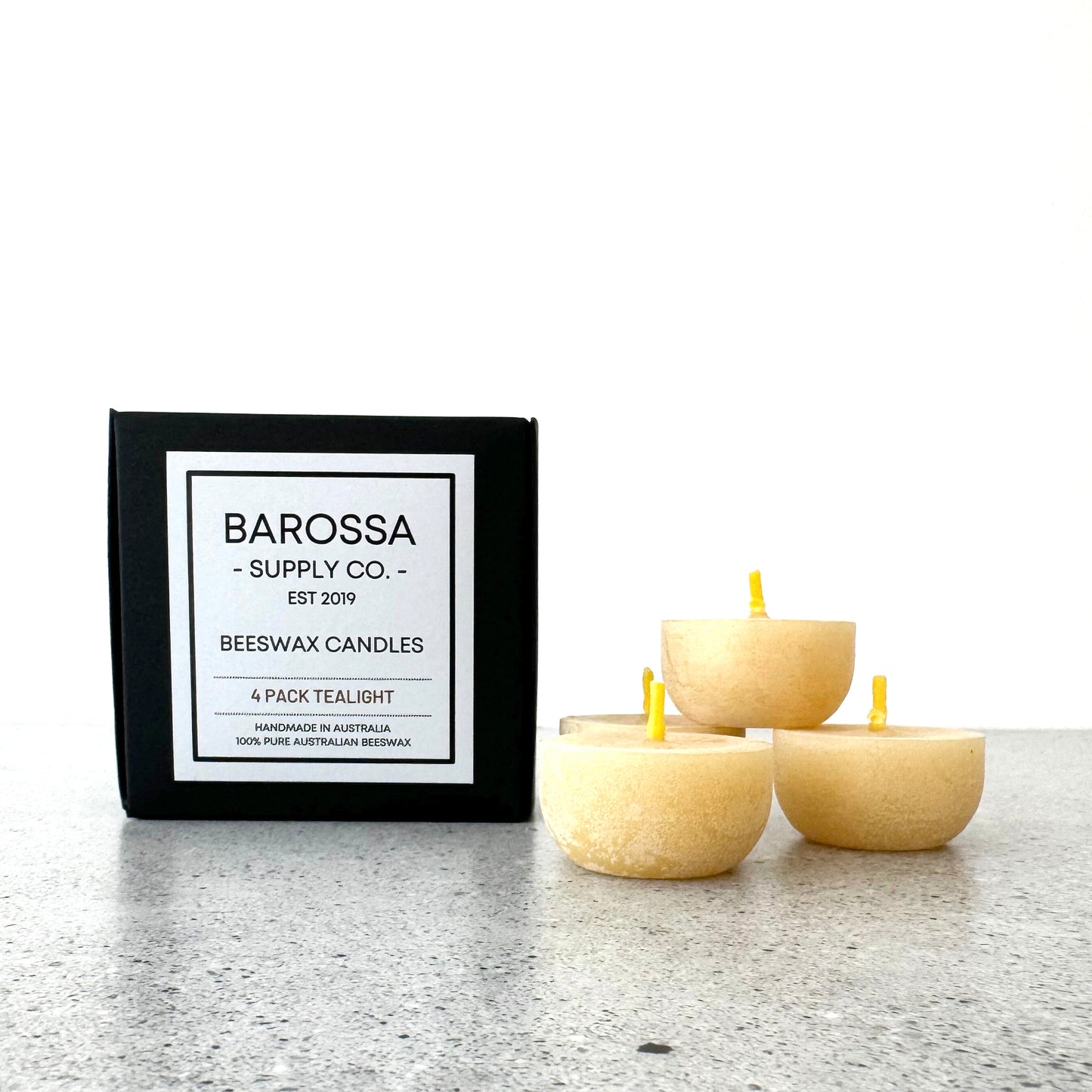 Beeswax Tealight Candle - 4 Pack