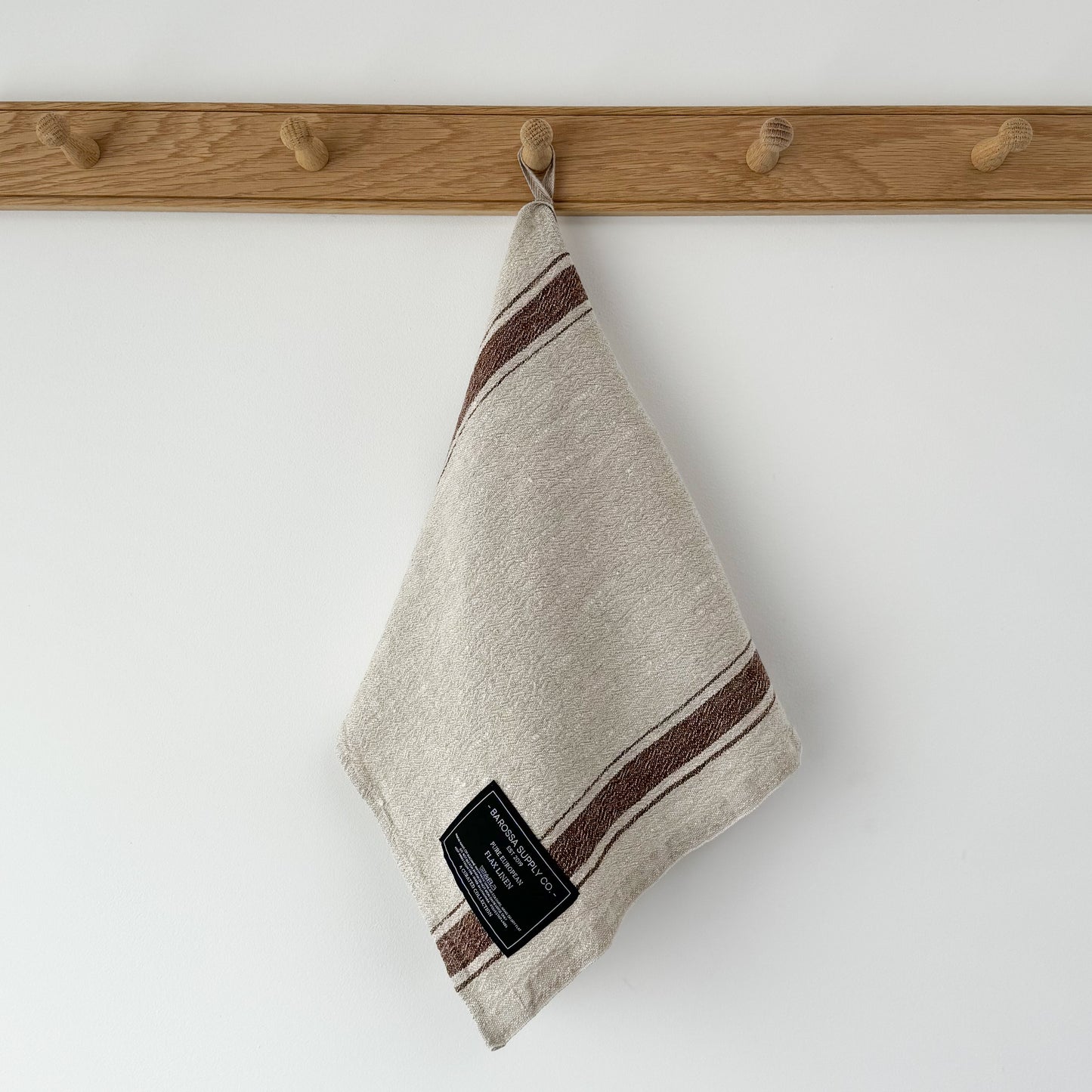 Chocolate Provincial Stripe - Kitchen Towel