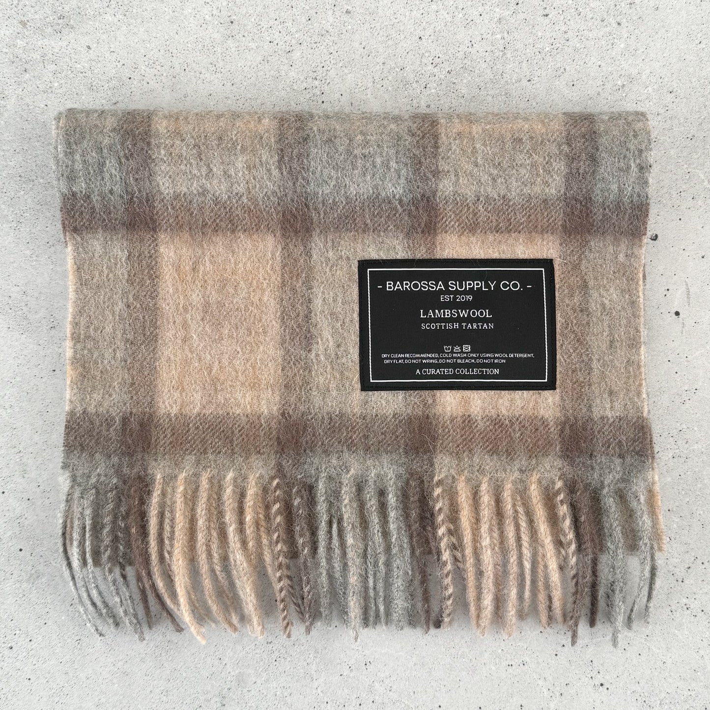 Mackellar  - Scottish Tartan Lambswool Scarf