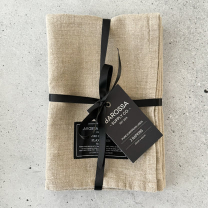 Natural Linen Napkin set of 2