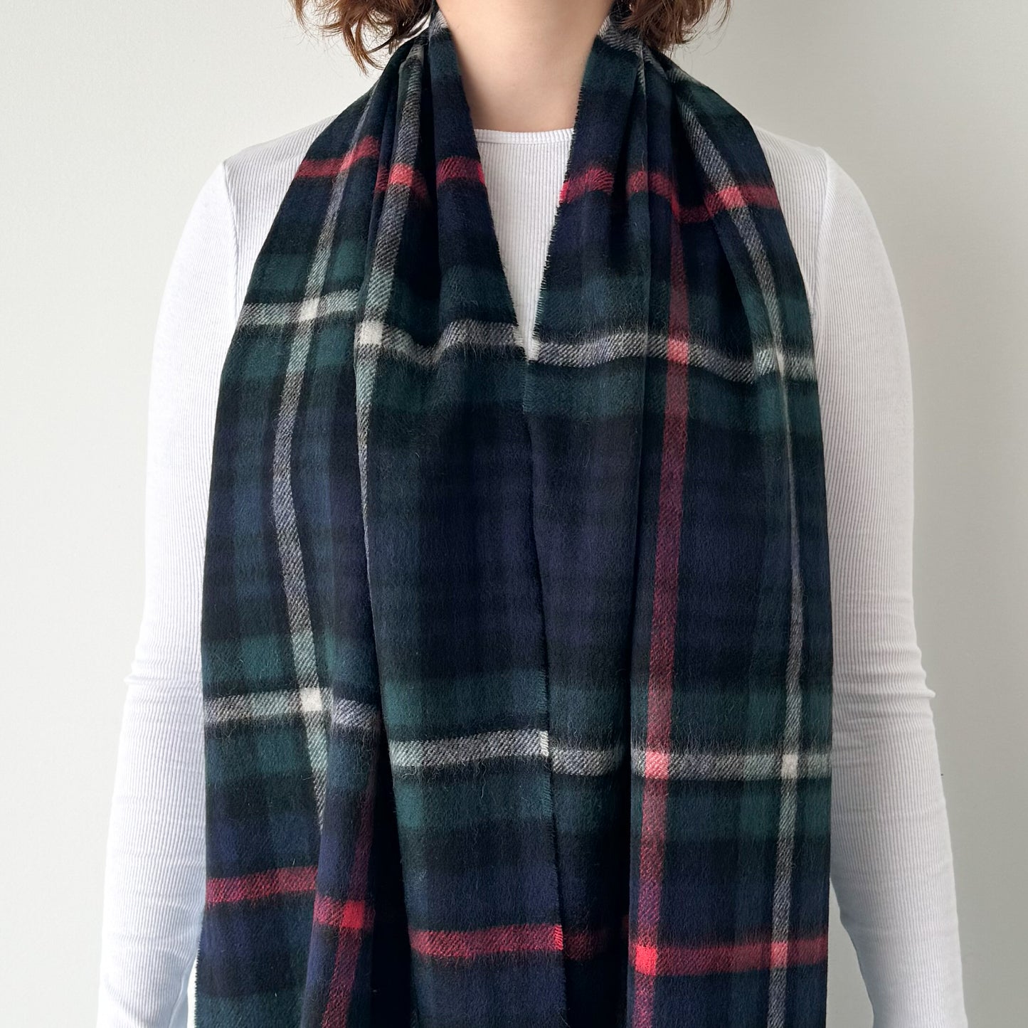 Mackenzie - Scottish Tartan Lambswool Wide Scarf