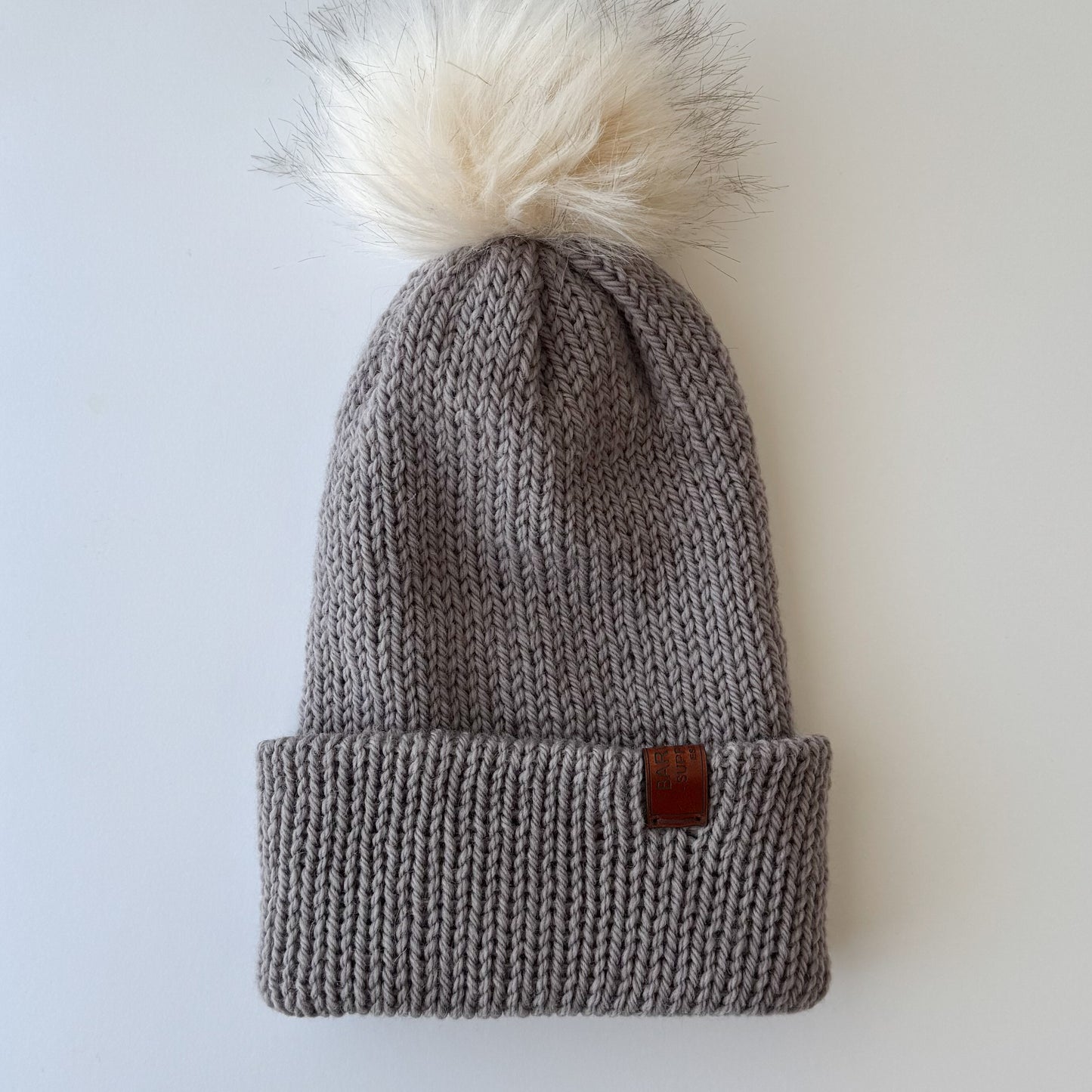 Double Knit Pom Pom Beanie - Australian Wool