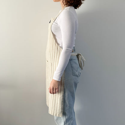 Natural Stripe - Everyday Apron