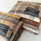 Recycled Wool Blend Scottish Tartan Heat Pack - Buchanan Natural
