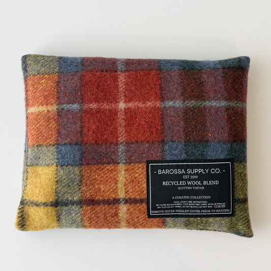 Recycled Wool Blend Scottish Tartan Heat Pack - Buchanan Ancient