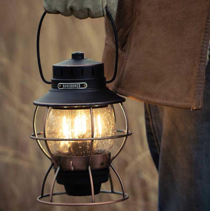 Bronze Railroad Lantern - Barebones