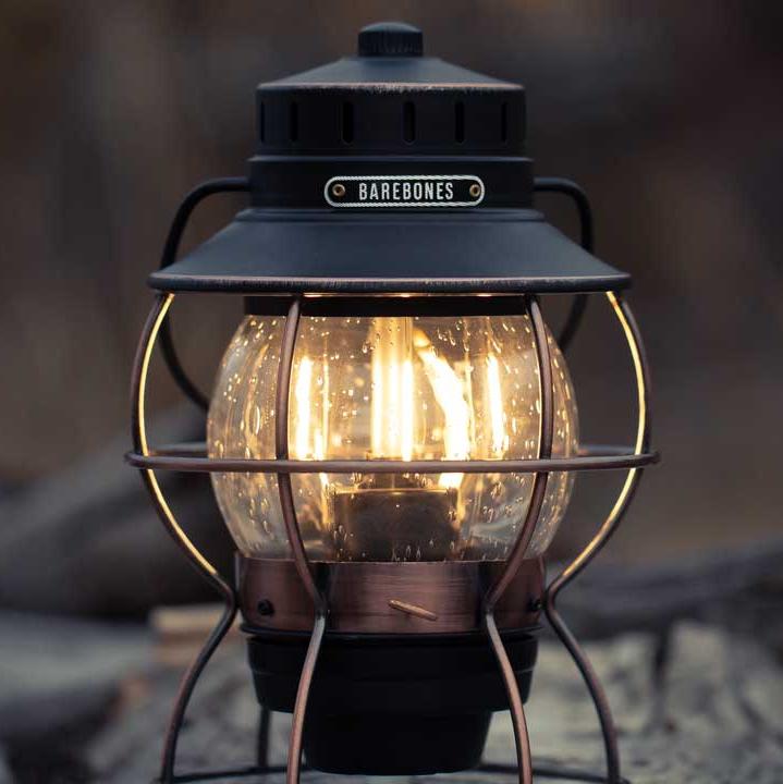 Bronze Railroad Lantern - Barebones