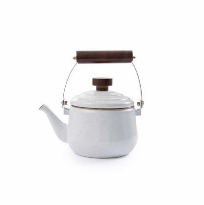 Eggshell Enamel Teapot - Barebones