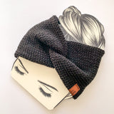 Twist Knit Headband - Wool Blend