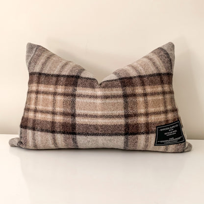 Recycled Wool Scottish Tartan Cushion | Mackellar