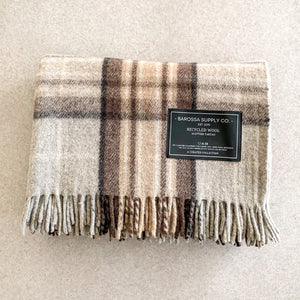 Recycled Wool Scottish Tartan Blanket | Mackellar