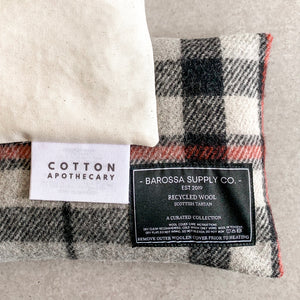 Recycled Wool Scottish Tartan Heat Pack - Thomson Grey