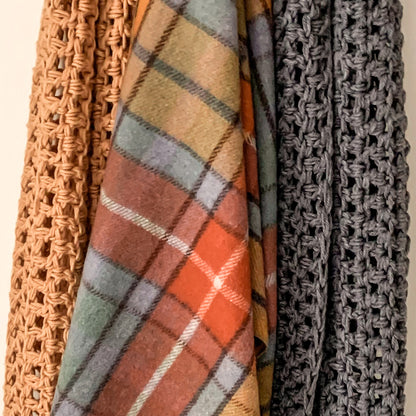 Luxe Tartan Blanket Wrap - Buchanan Antique