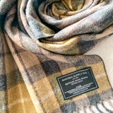Luxe Tartan Blanket Wrap - Buchanan Natural