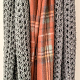 Luxe Tartan Blanket Wrap -Stewart Royal Antique