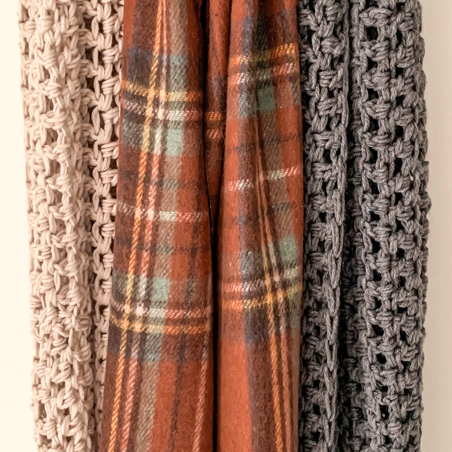 Luxe Tartan Blanket Wrap -Stewart Royal Antique